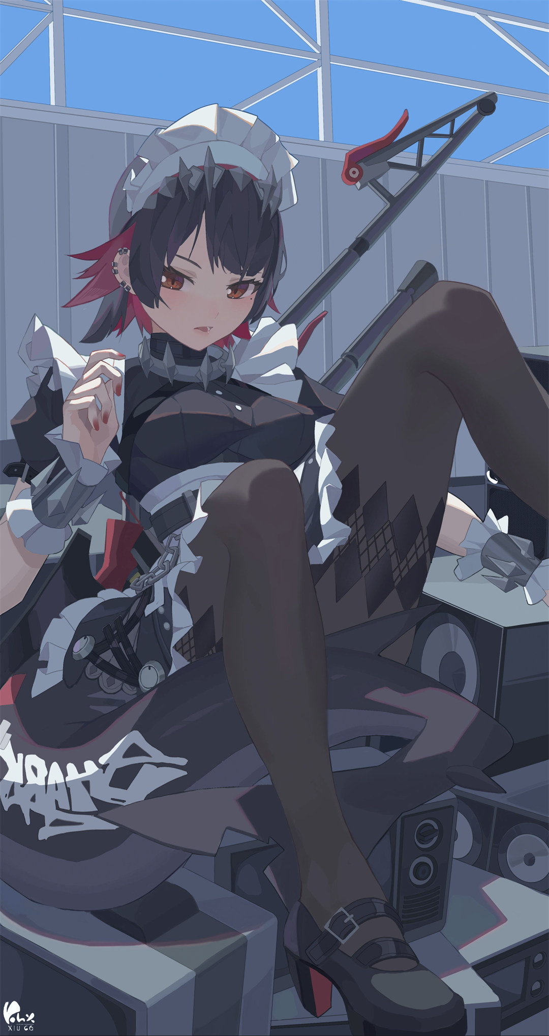 图片[4]-【特辑精选】绝区零 鲨鱼女仆 艾莲乔 同人角色插画特辑-鹿星语