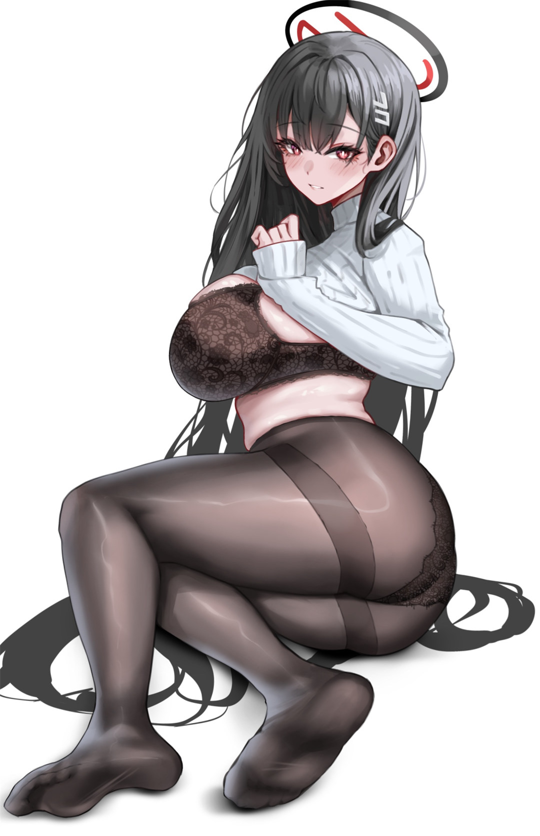 图片[3]-【插画精选】短裙 JK制服 白丝 兔女郎美少女 会员插画美图推荐-鹿星语