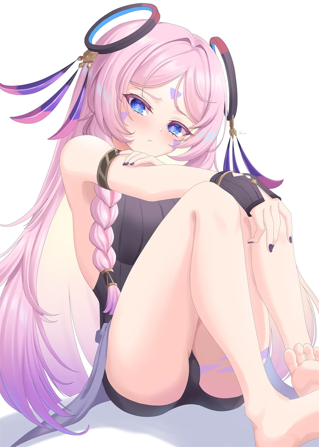 图片[5]-【插画精选】看小说，睡大觉就是我的喜好了，原神 茜特菈莉 同人角色插画特辑推荐 共52张-鹿星语