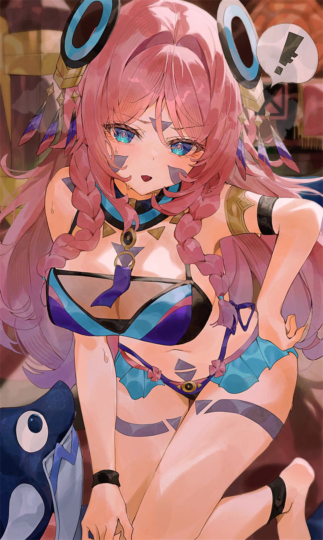 图片[4]-【插画精选】原神 茜特拉莉 麻雀一番街 白子&黒子 碧蓝航线 埃吉尔 会员动漫美图推荐插画图片（64张）-鹿星语