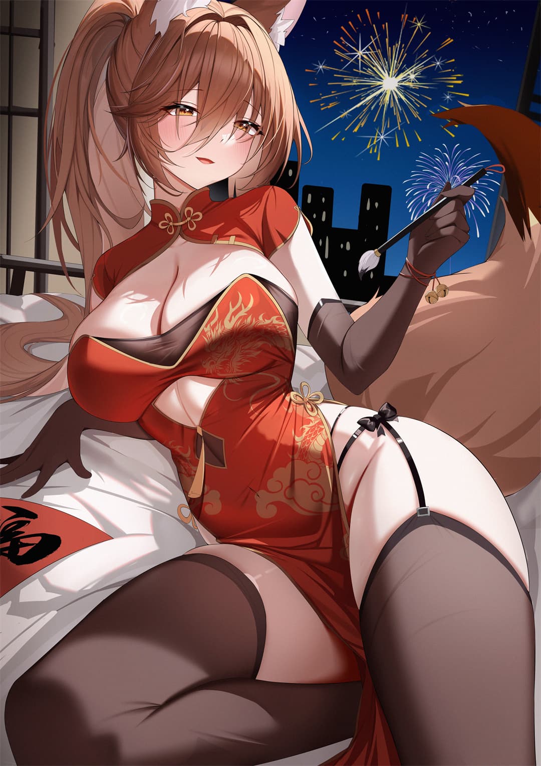 图片[4]-【插画精选】绝区零 星见雅 鸣潮 珂莱塔 星穹铁道 阿格莱雅 会员动漫美图推荐（共44张）-鹿星语