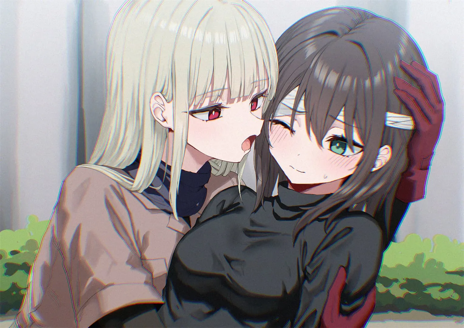 图片[13]-【插画美图】初音未来 白发兽耳美少女 蔚蓝档案笑面教授 调月莉音 莉可莉丝 千束×泷奈 原神 卡齐娜 玛拉妮 动漫壁纸推荐（56张）-鹿星语