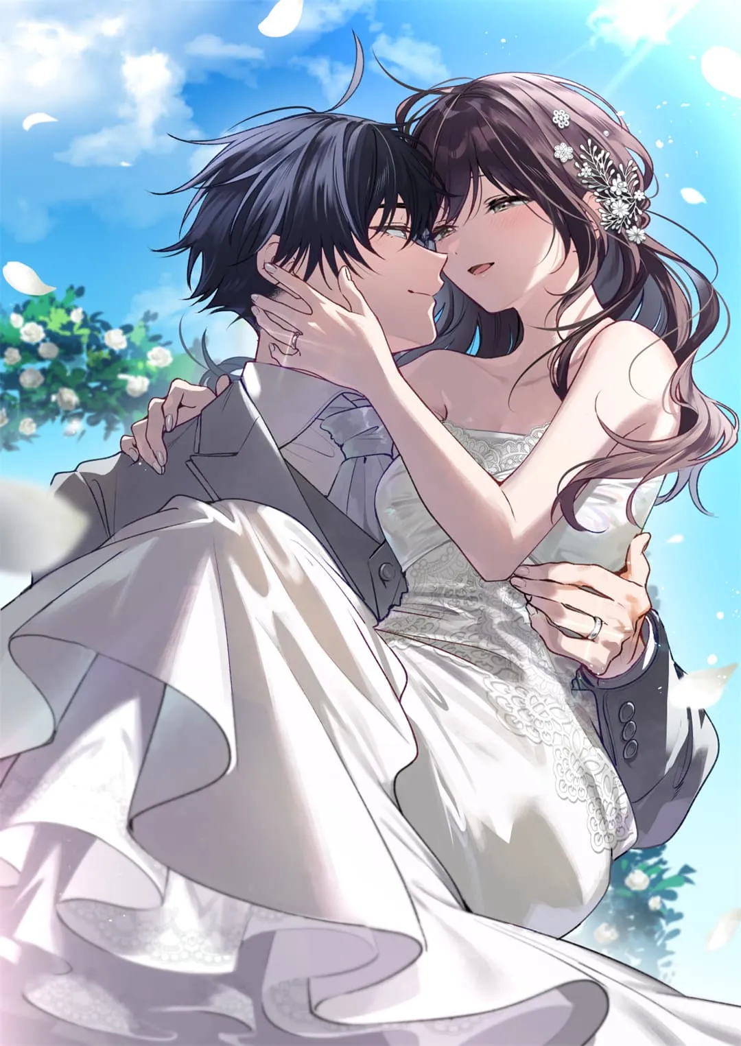 图片[15]-【插画美图】初音未来 白发兽耳美少女 蔚蓝档案笑面教授 调月莉音 莉可莉丝 千束×泷奈 原神 卡齐娜 玛拉妮 动漫壁纸推荐（56张）-鹿星语