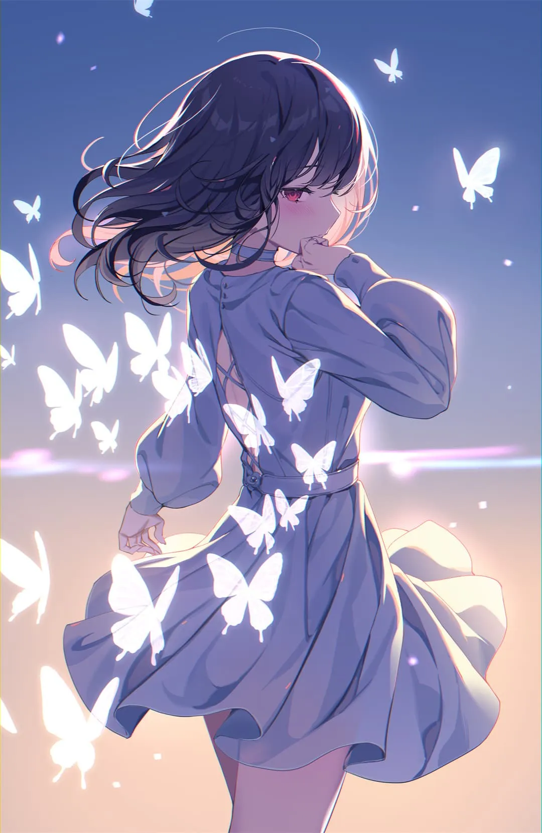 图片[17]-【插画美图】初音未来 白发兽耳美少女 蔚蓝档案笑面教授 调月莉音 莉可莉丝 千束×泷奈 原神 卡齐娜 玛拉妮 动漫壁纸推荐（56张）-鹿星语