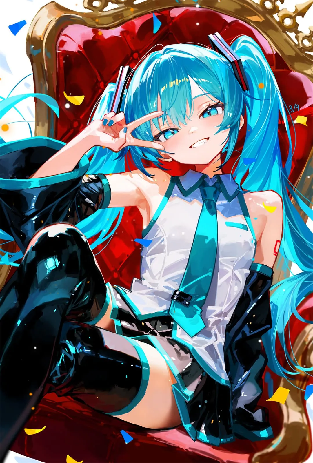 图片[19]-【插画美图】初音未来 白发兽耳美少女 蔚蓝档案笑面教授 调月莉音 莉可莉丝 千束×泷奈 原神 卡齐娜 玛拉妮 动漫壁纸推荐（56张）-鹿星语