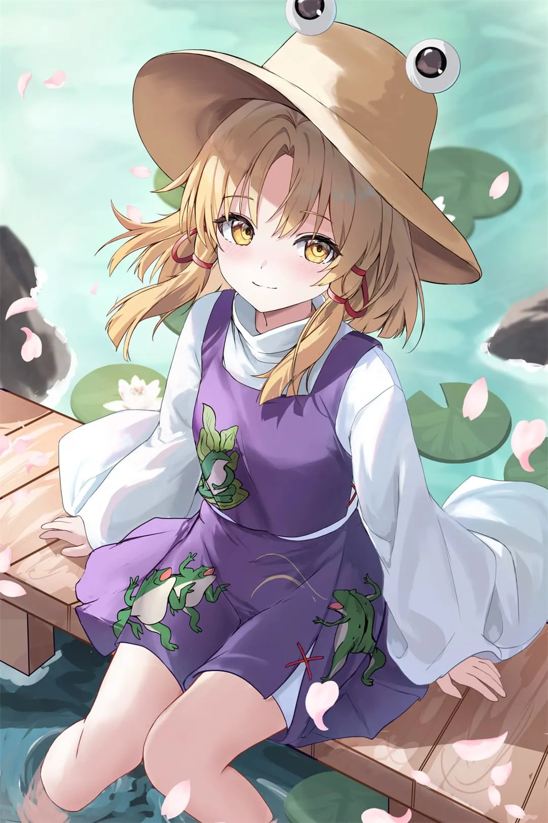 图片[8]-【插画美图】蔚蓝档案 妃咲 小塗マキ 绝区零 玲 伊芙琳 东方Project 洩矢诹访子 初音未来 鸣潮 菲比 动漫壁纸推荐（56张）-鹿星语