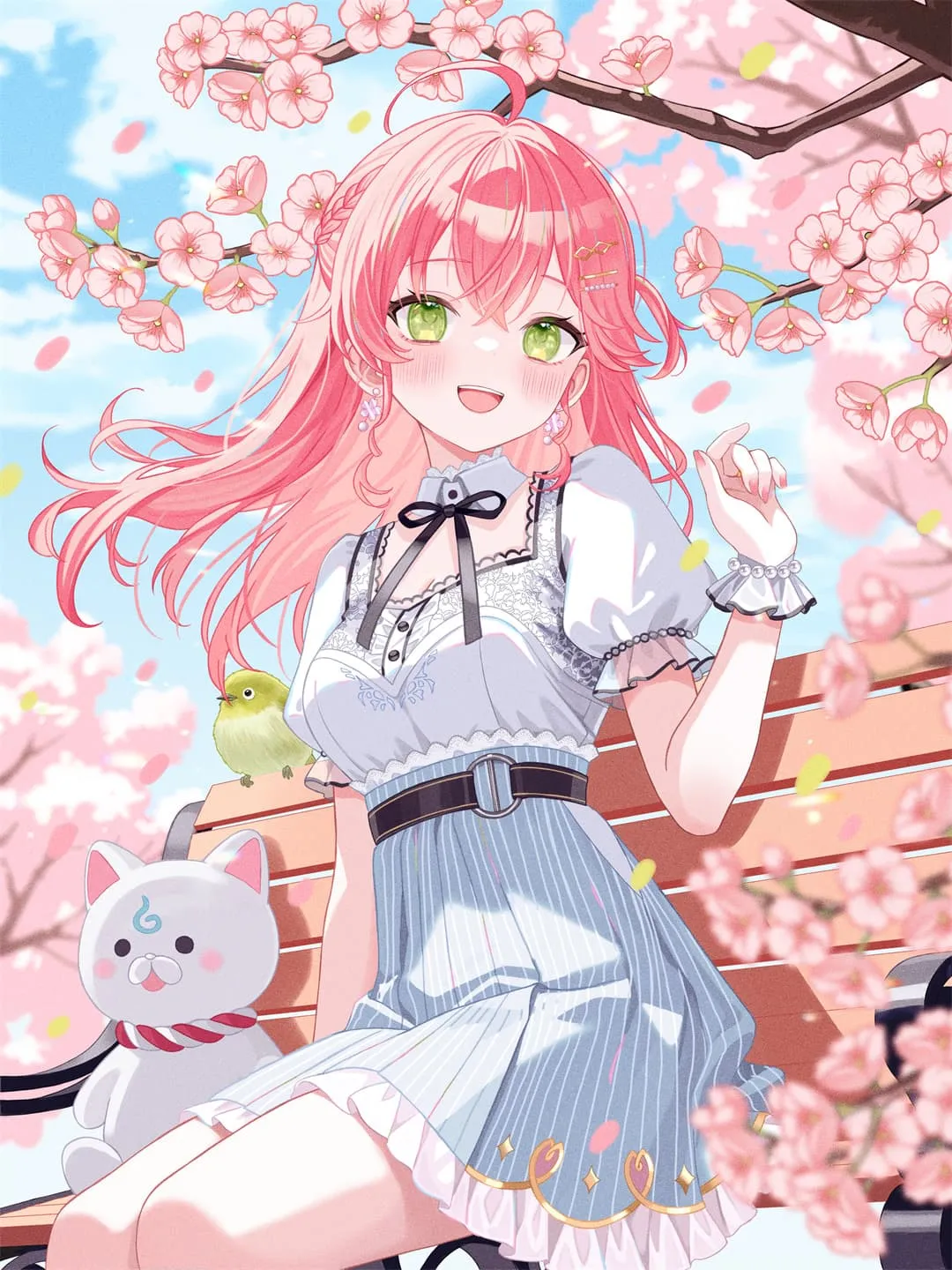 图片[19]-【插画美图】蔚蓝档案 妃咲 小塗マキ 绝区零 玲 伊芙琳 东方Project 洩矢诹访子 初音未来 鸣潮 菲比 动漫壁纸推荐（56张）-鹿星语