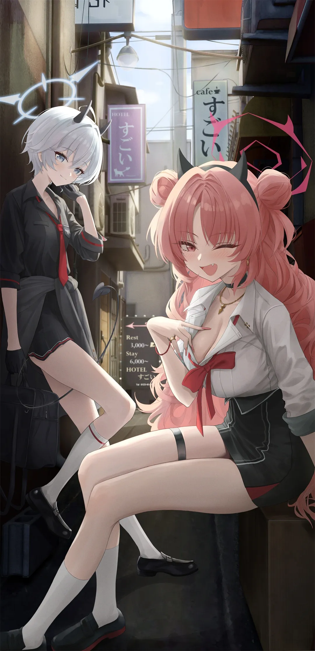 图片[9]-【插画美图】NIKKE：胜利女神 爱丽丝 星穹铁道 遐蝶 缇宝 虚拟主播 常暗永远 蔚蓝档案 空崎ヒナ 动漫壁纸推荐（55张）-鹿星语