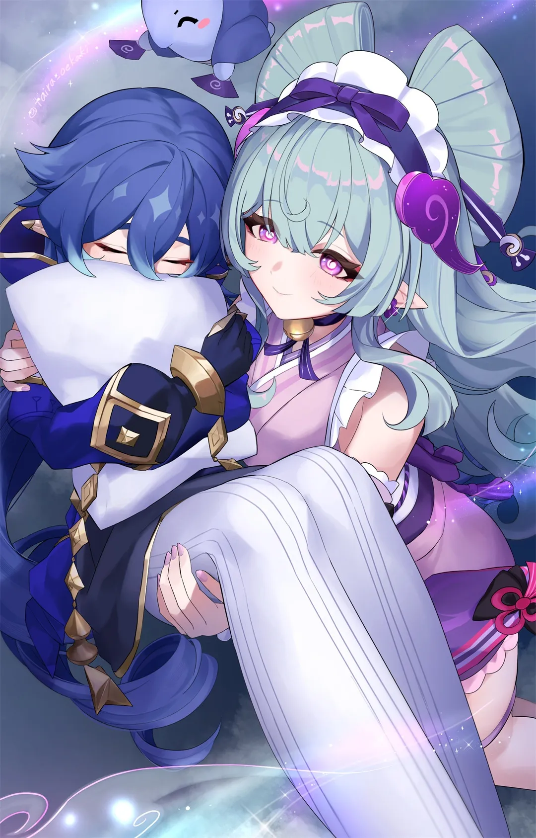 图片[14]-【插画美图】NIKKE：胜利女神 爱丽丝 星穹铁道 遐蝶 缇宝 虚拟主播 常暗永远 蔚蓝档案 空崎ヒナ 动漫壁纸推荐（55张）-鹿星语