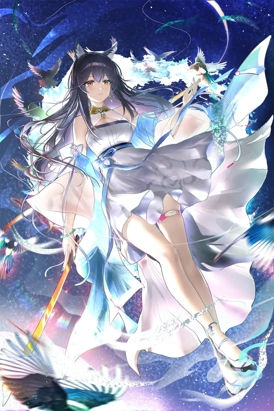 图片[4]-【插画美图】鸣潮 菲比 崩坏：星穹铁道 遐蝶 精灵耳 虚拟主播 莉泽·赫露艾斯塔 原神 茜特拉莉 动漫壁纸推荐（49张）-鹿星语