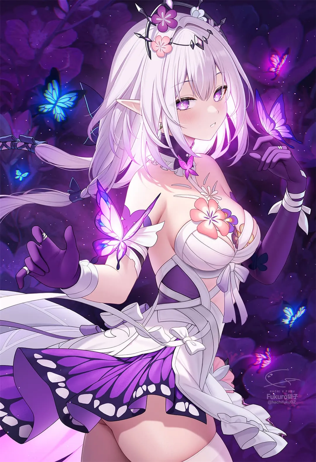 图片[5]-【插画美图】鸣潮 菲比 崩坏：星穹铁道 遐蝶 精灵耳 虚拟主播 莉泽·赫露艾斯塔 原神 茜特拉莉 动漫壁纸推荐（49张）-鹿星语