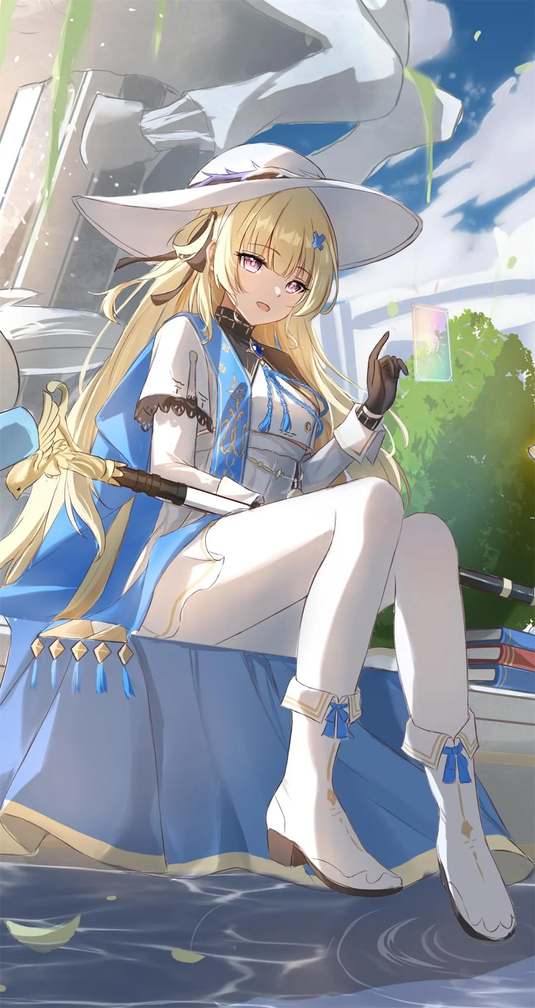 图片[17]-【插画美图】鸣潮 菲比 崩坏：星穹铁道 遐蝶 精灵耳 虚拟主播 莉泽·赫露艾斯塔 原神 茜特拉莉 动漫壁纸推荐（49张）-鹿星语