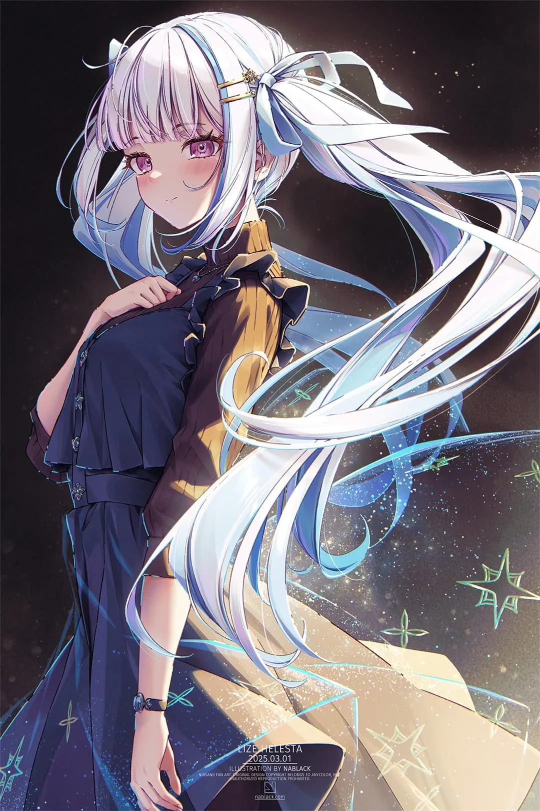 图片[18]-【插画美图】鸣潮 菲比 崩坏：星穹铁道 遐蝶 精灵耳 虚拟主播 莉泽·赫露艾斯塔 原神 茜特拉莉 动漫壁纸推荐（49张）-鹿星语