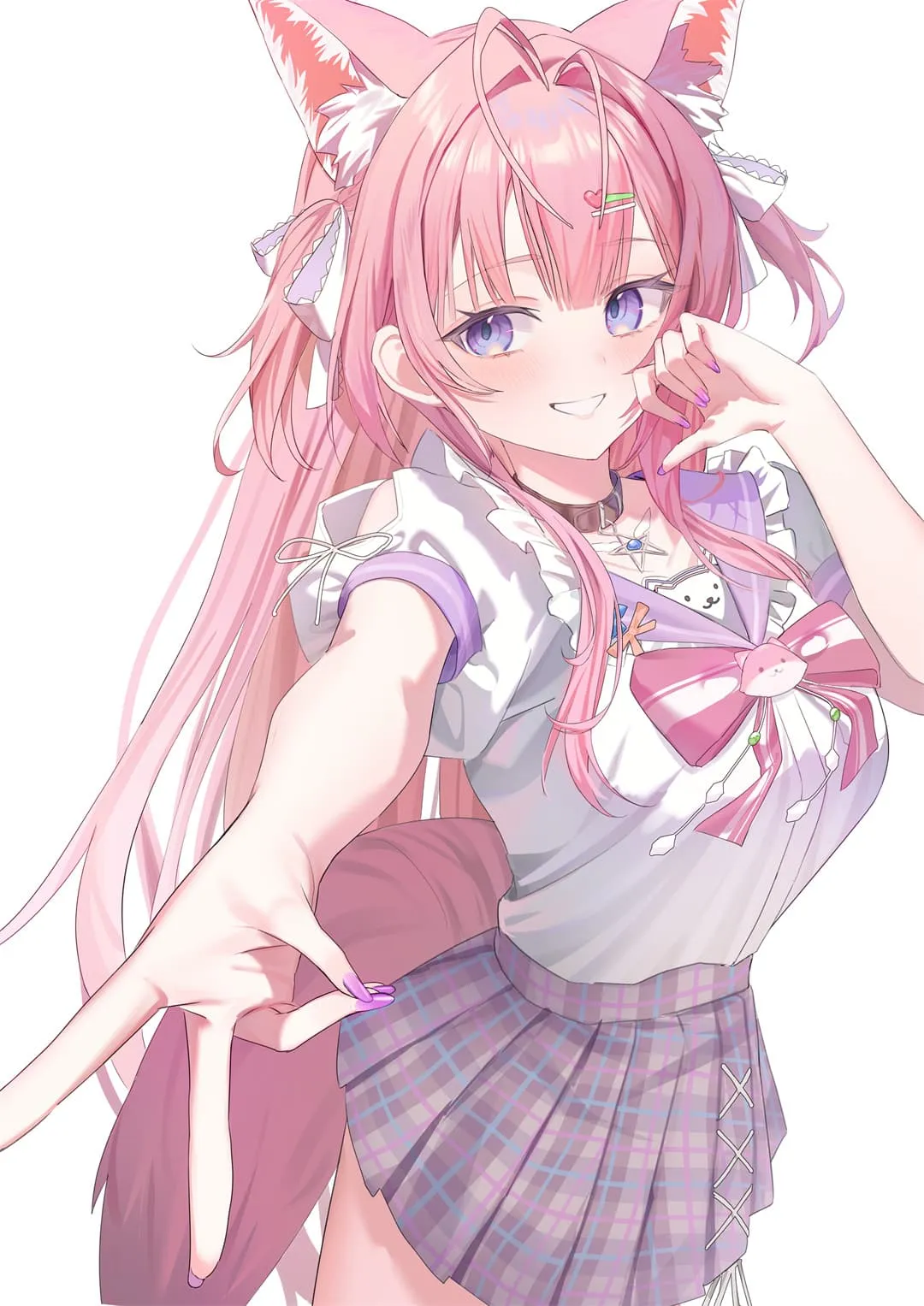 图片[8]-【插画美图】星穹铁道 阿格莱雅 流萤 大黑塔 碧蓝档案 百合園セイア 兽耳可爱美少女 虚拟主播 夜见蕾娜 动漫壁纸推荐插画图片（54张）-鹿星语