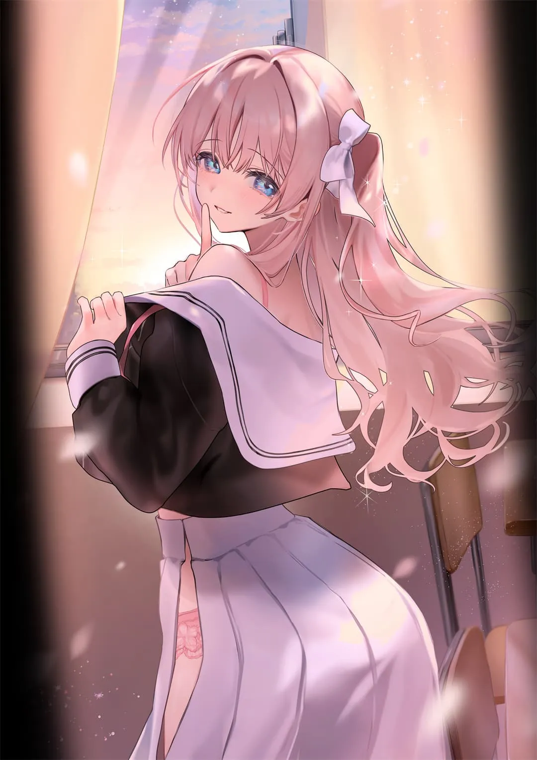 图片[11]-【插画美图】星穹铁道 阿格莱雅 流萤 大黑塔 碧蓝档案 百合園セイア 兽耳可爱美少女 虚拟主播 夜见蕾娜 动漫壁纸推荐插画图片（54张）-鹿星语