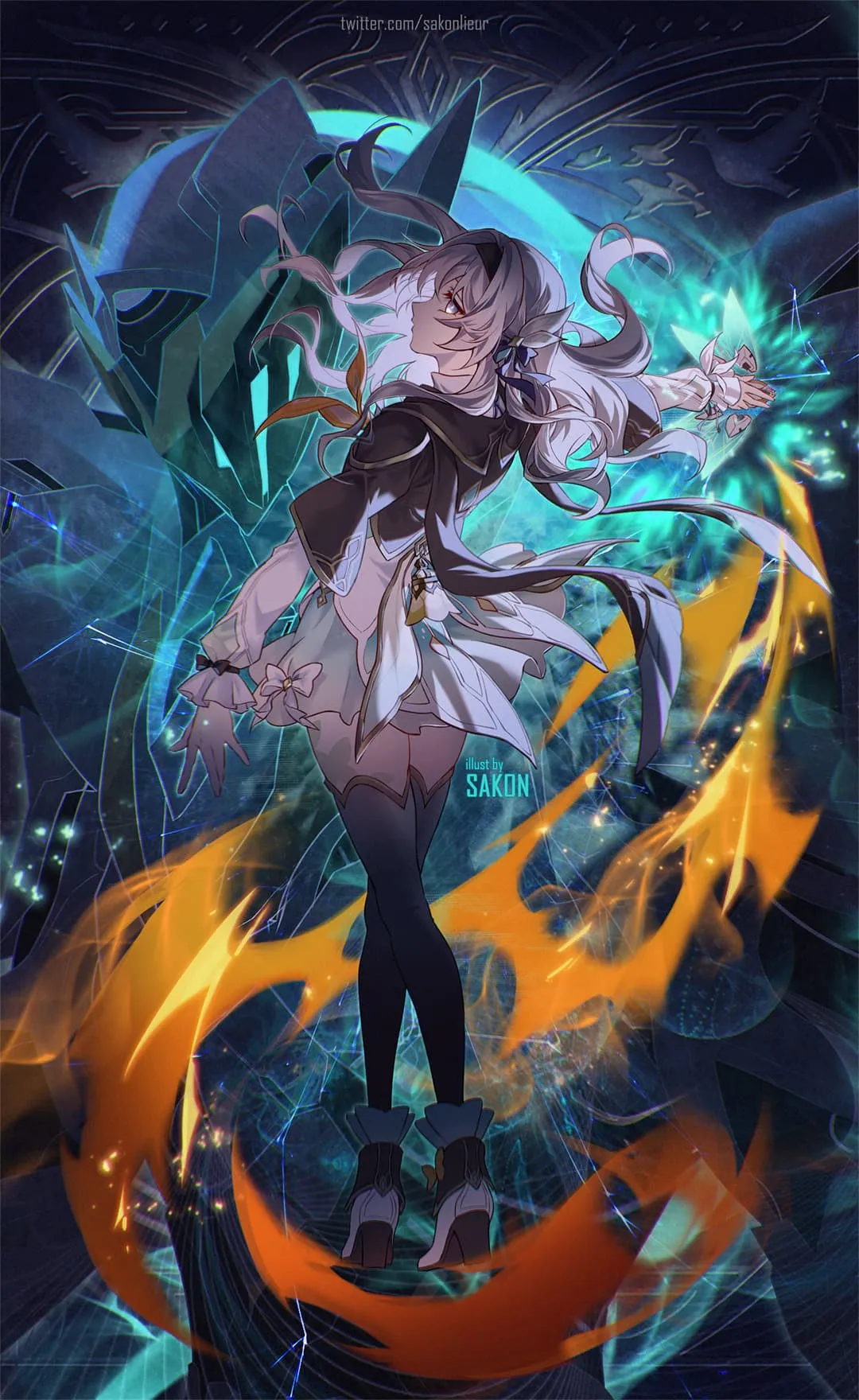 图片[12]-【插画美图】星穹铁道 阿格莱雅 流萤 大黑塔 碧蓝档案 百合園セイア 兽耳可爱美少女 虚拟主播 夜见蕾娜 动漫壁纸推荐插画图片（54张）-鹿星语