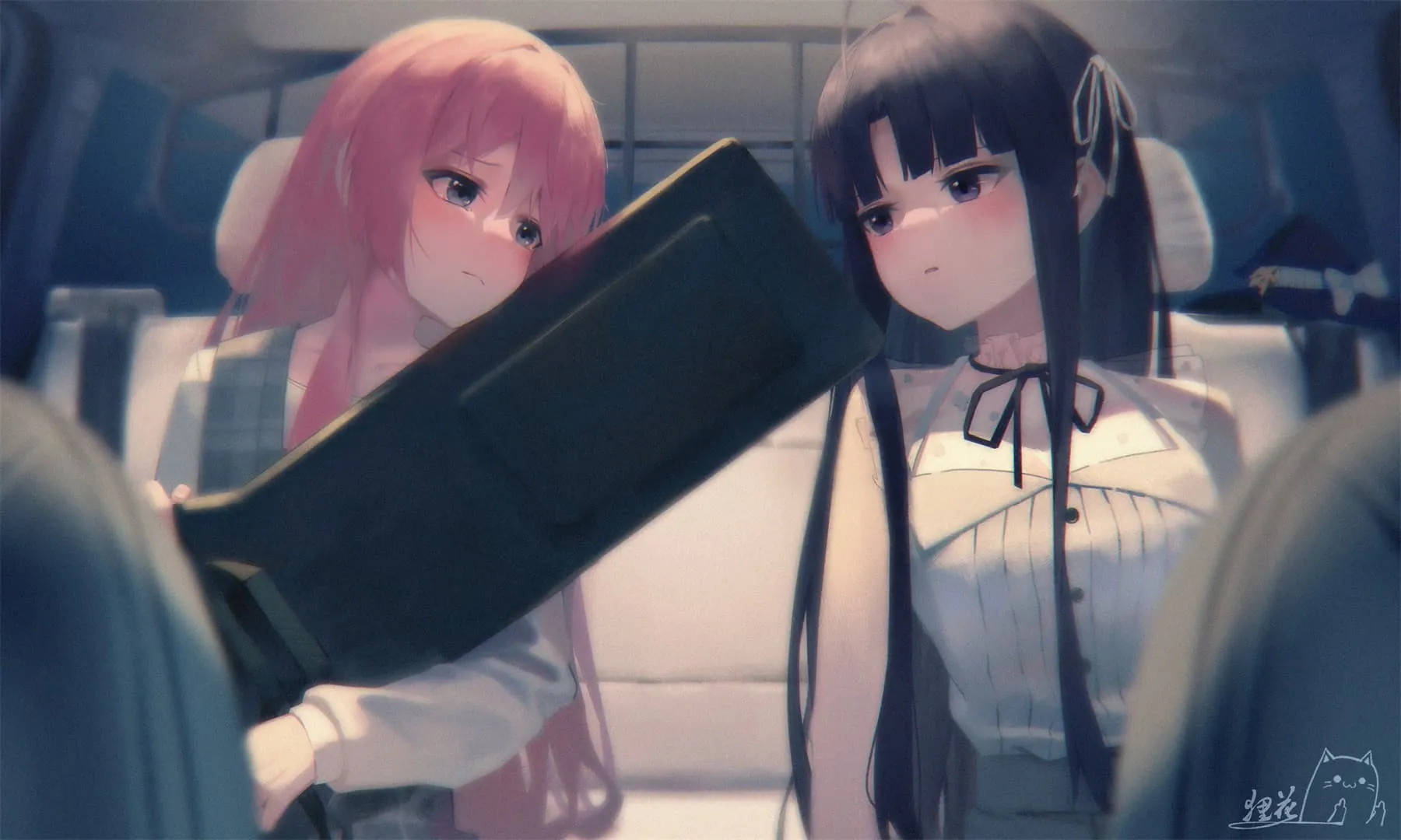 图片[19]-【插画美图】星穹铁道 阿格莱雅 流萤 大黑塔 碧蓝档案 百合園セイア 兽耳可爱美少女 虚拟主播 夜见蕾娜 动漫壁纸推荐插画图片（54张）-鹿星语