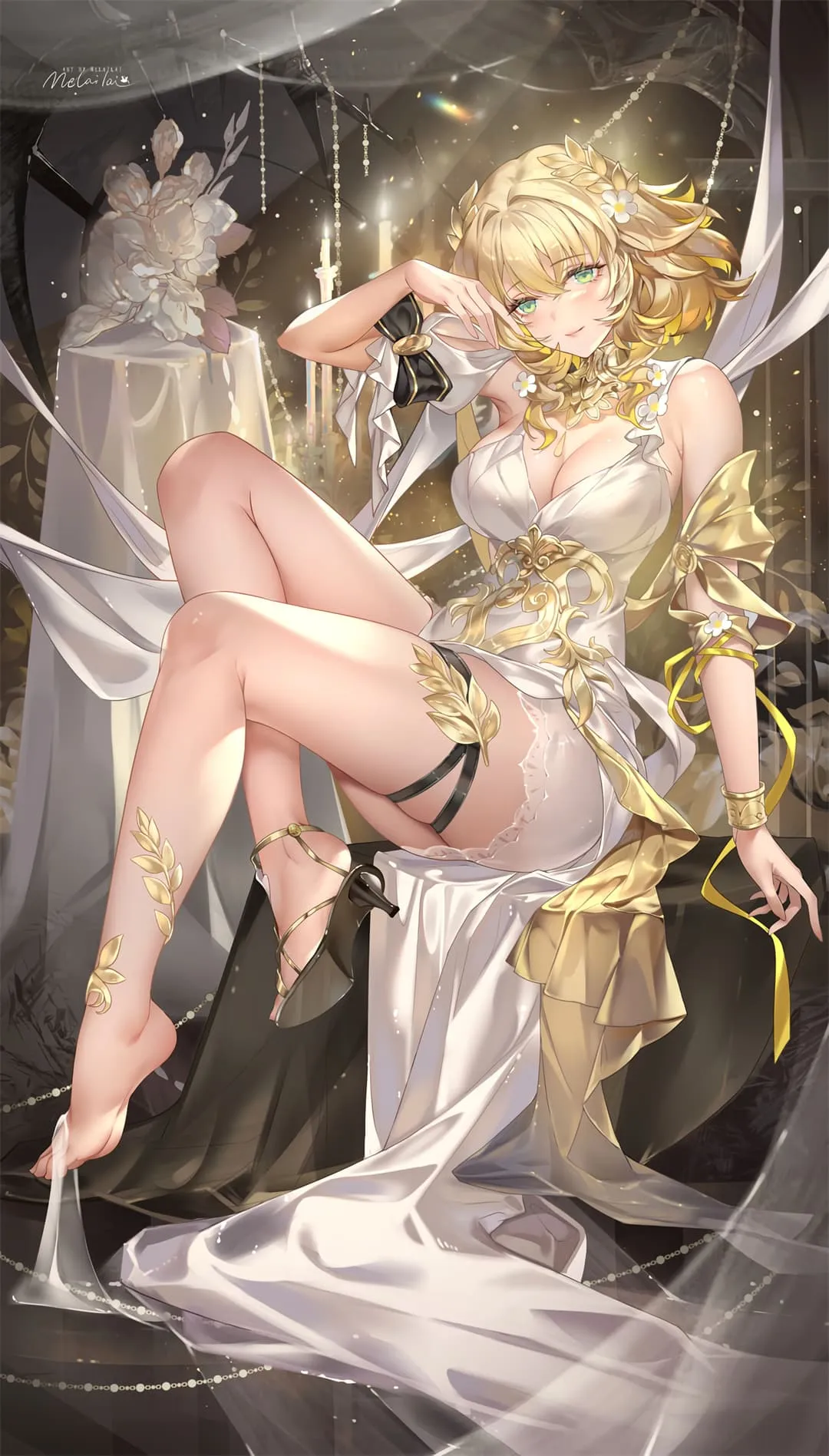 图片[23]-【插画美图】星穹铁道 阿格莱雅 流萤 大黑塔 碧蓝档案 百合園セイア 兽耳可爱美少女 虚拟主播 夜见蕾娜 动漫壁纸推荐插画图片（54张）-鹿星语