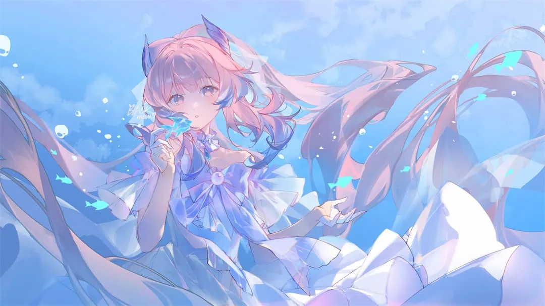 图片[8]-【插画美图】原神 珊瑚宫心海 鸣潮 菲比 蔚蓝档案 圣园弥香 阿罗娜 绝区零 伊芙琳 虚拟主播 拉欧拉 动漫壁纸推荐（50张）-鹿星语