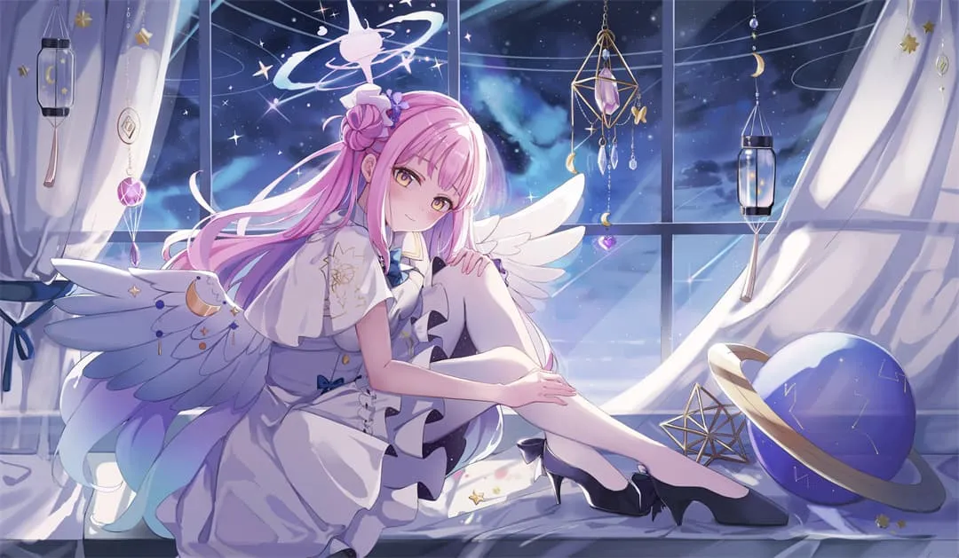 图片[11]-【插画美图】原神 珊瑚宫心海 鸣潮 菲比 蔚蓝档案 圣园弥香 阿罗娜 绝区零 伊芙琳 虚拟主播 拉欧拉 动漫壁纸推荐（50张）-鹿星语
