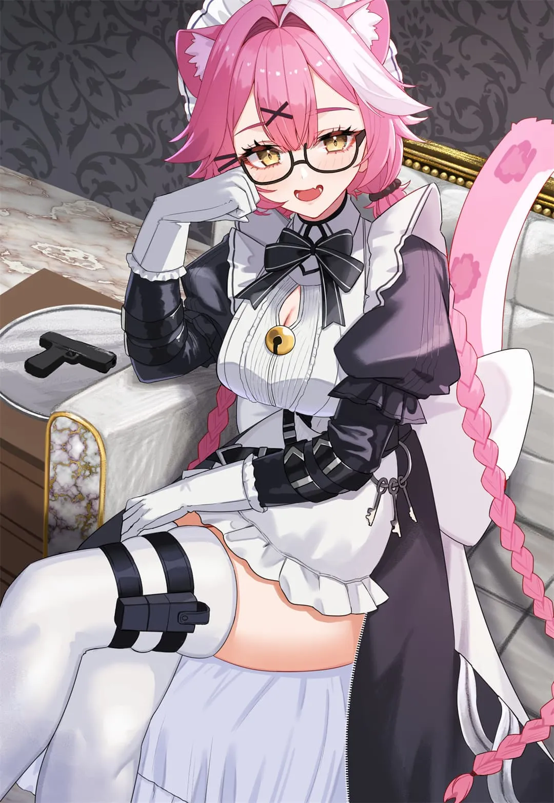 图片[14]-【插画美图】原神 珊瑚宫心海 鸣潮 菲比 蔚蓝档案 圣园弥香 阿罗娜 绝区零 伊芙琳 虚拟主播 拉欧拉 动漫壁纸推荐（50张）-鹿星语